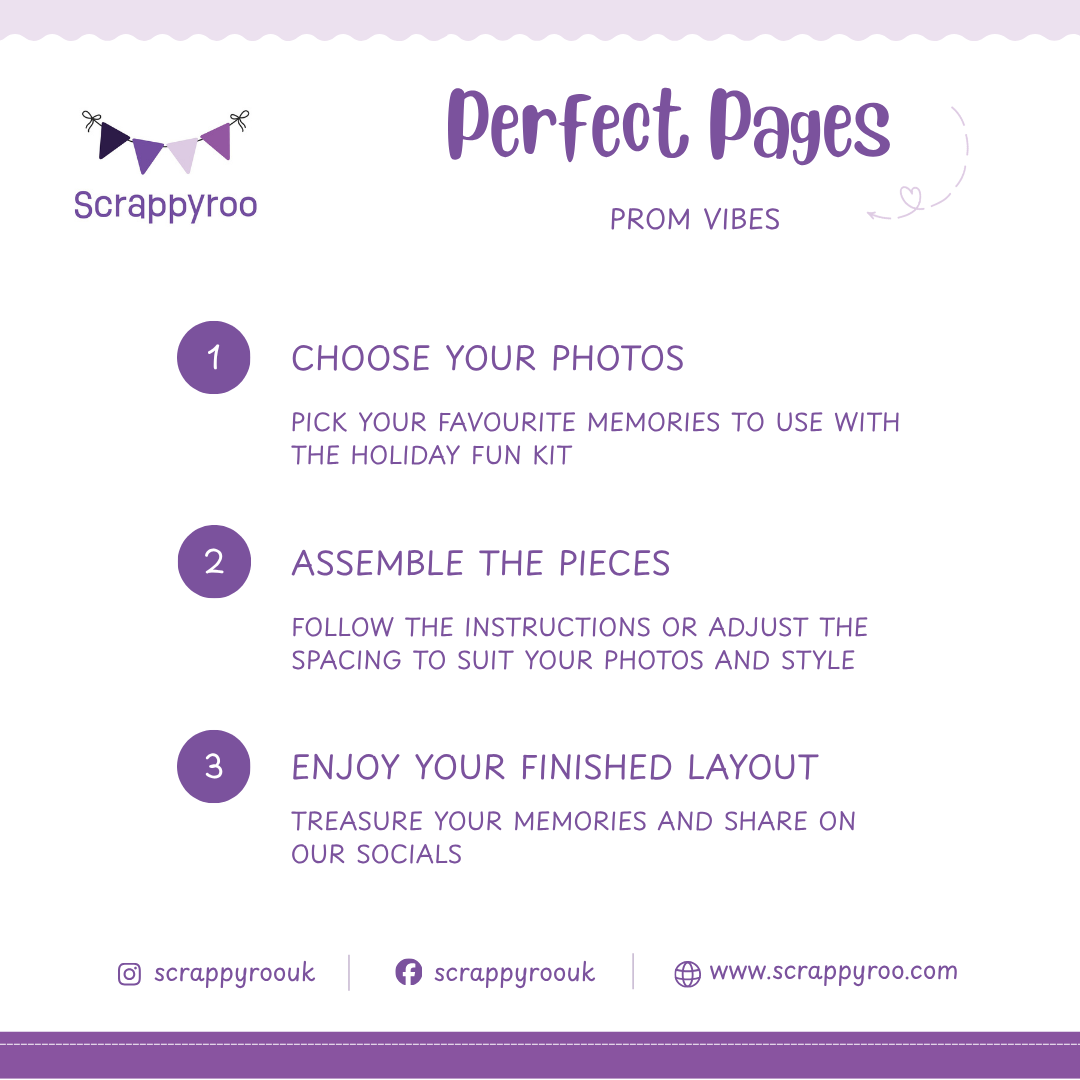 Scrappyroo Perfect Page Kit - Prom Vibes