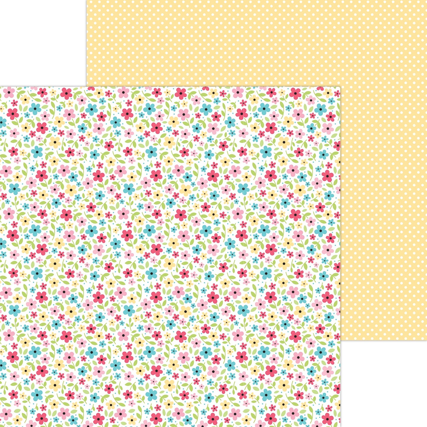 Doodlebug Design - Happy Healing - Thinking of You - 12" x 12" Scrapbook Paper