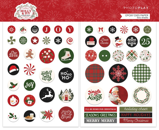 * Seconds * Photo Play Colorplay - Holy & Ivy - Epoxy Dies Paper Pack