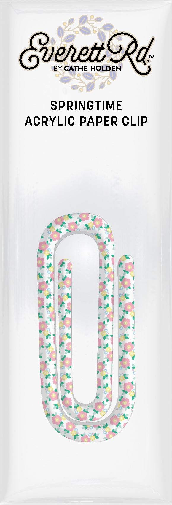 Everett Rd - Acrylic Paperclip - Springtime