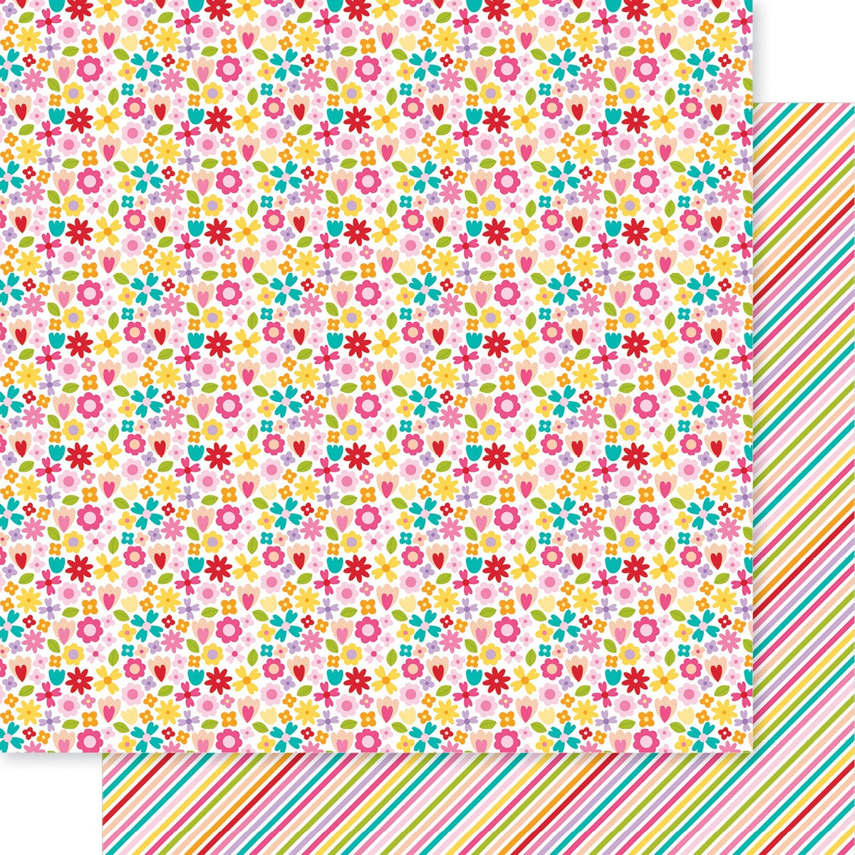 Bella Blvd - My Life 365 - Beautiful Spring - 12" x 12" Scrapbook Paper