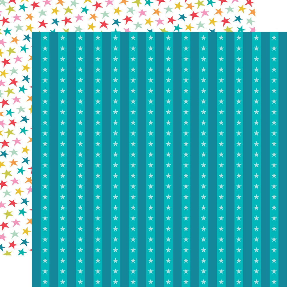 Simple Stories - Fun Times - 12x12 Scrapbook Paper - Admit One