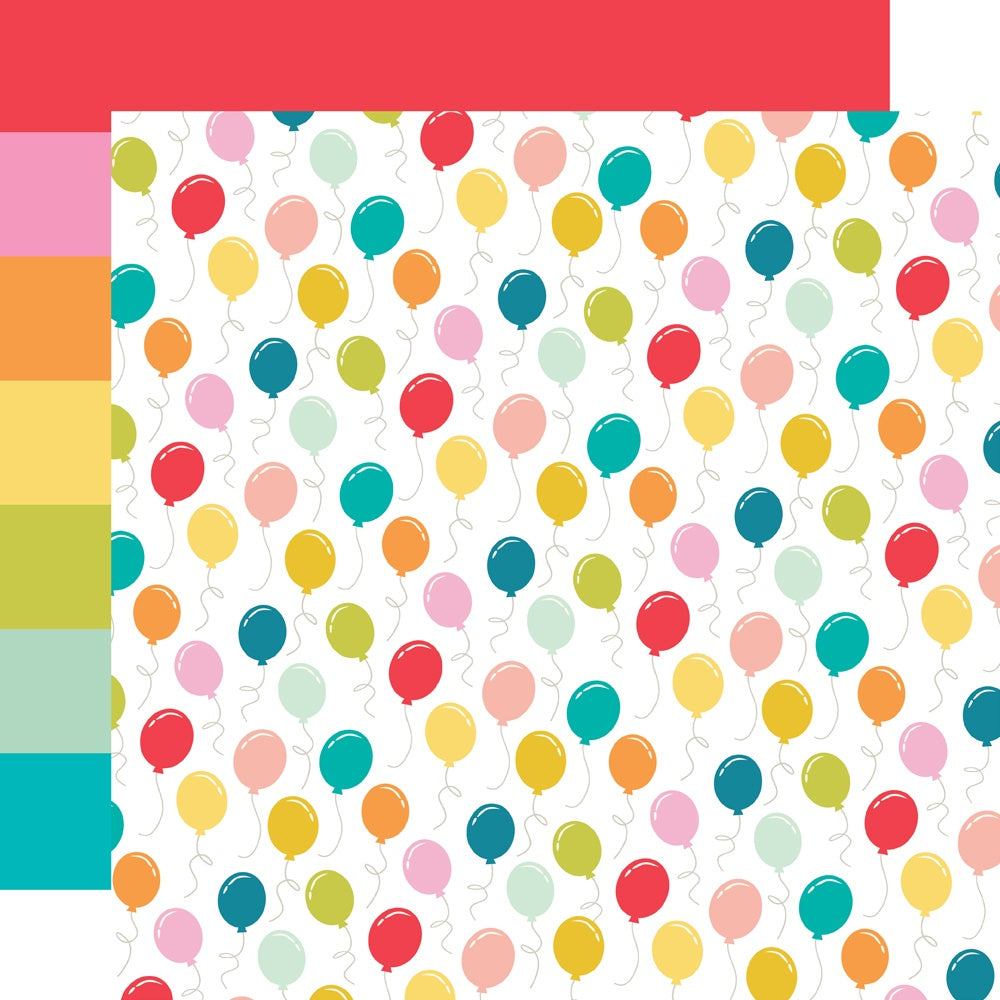 Simple Stories - Fun Times - 12x12 Scrapbook Paper - Best Day