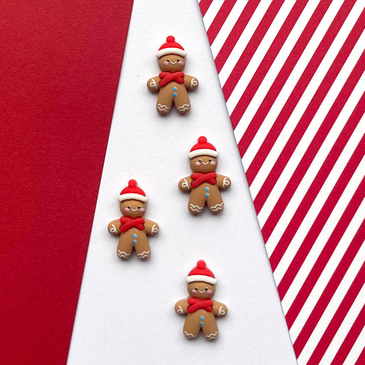 Scrappyroo Embellishments - Gingerbread Men