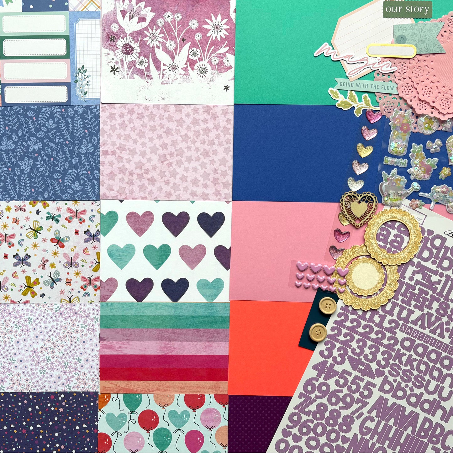 Scrappyroo Creative Kit - Kaleidoscope Treasures