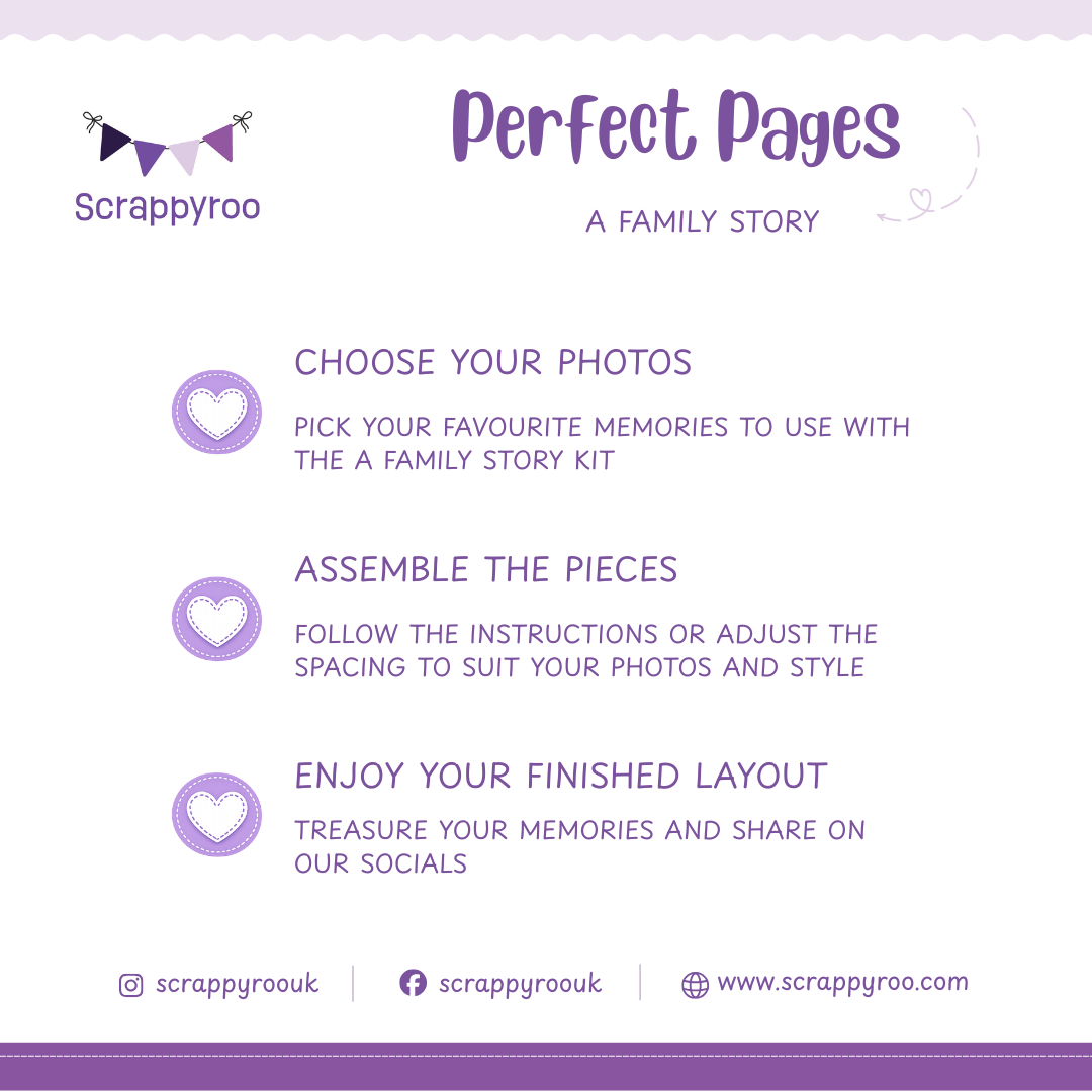 Scrappyroo Perfect Page Kit - A Family Story