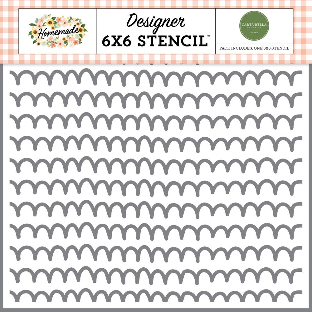 Carta Bella - Homemade - 6x6 Designer Stencil