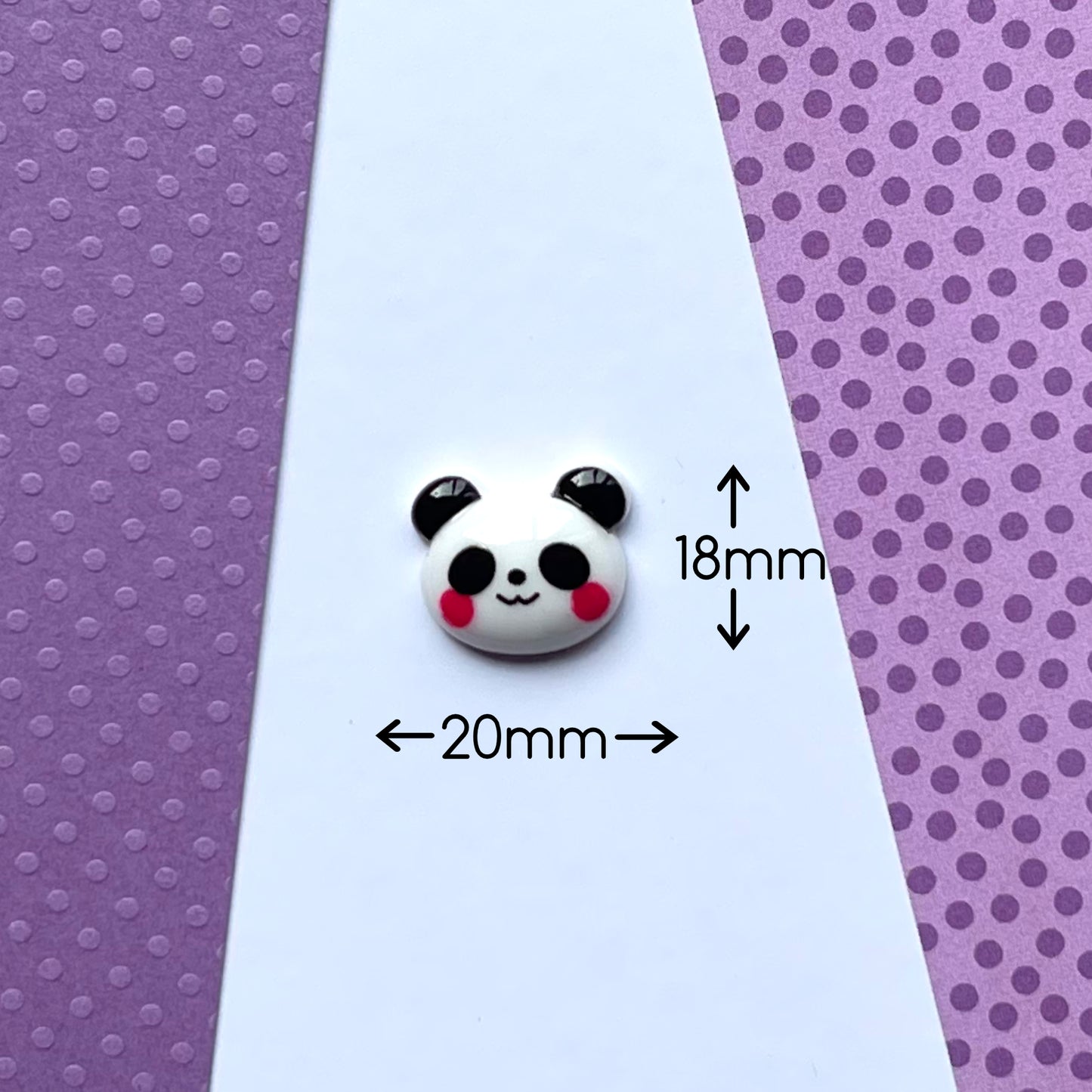 Flatback Pands Embellishments - Set of 4 - Scrapbooking & Card Making Accents