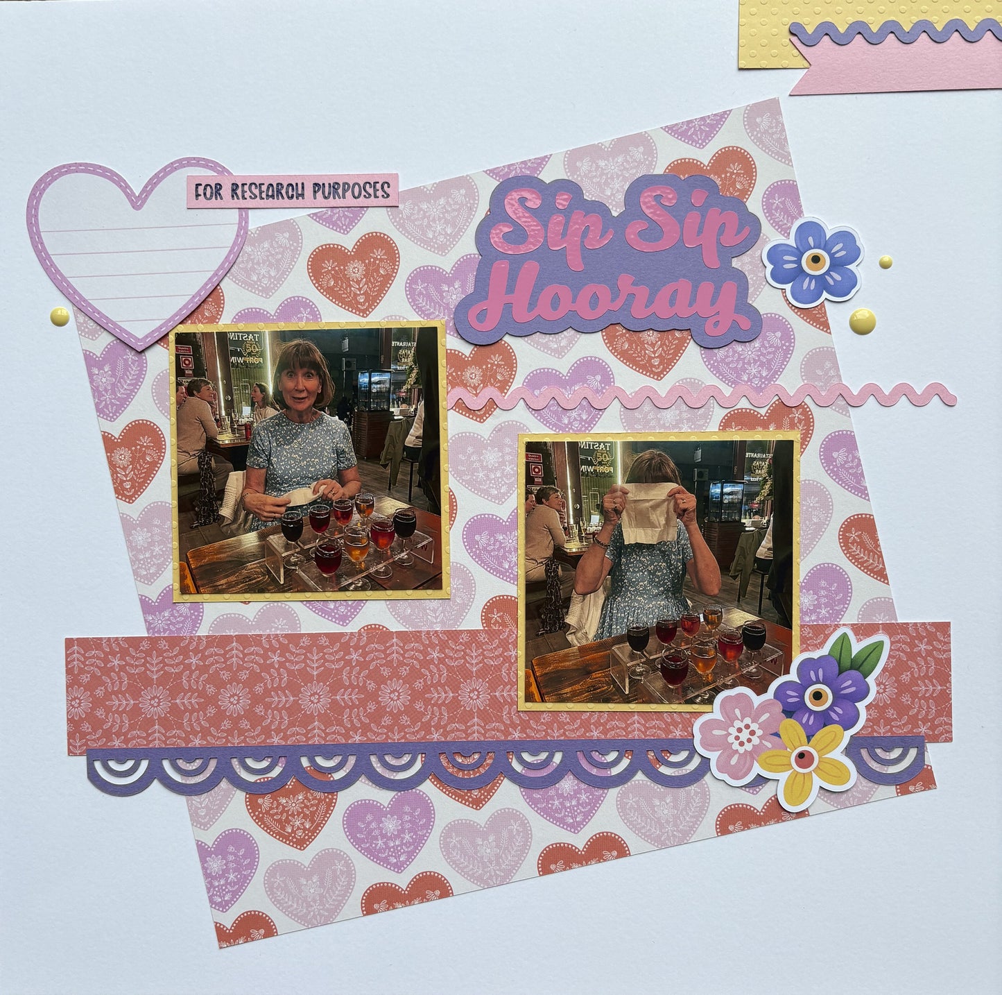 Scrappyroo Perfect Page Kit - Sip Sip Hooray