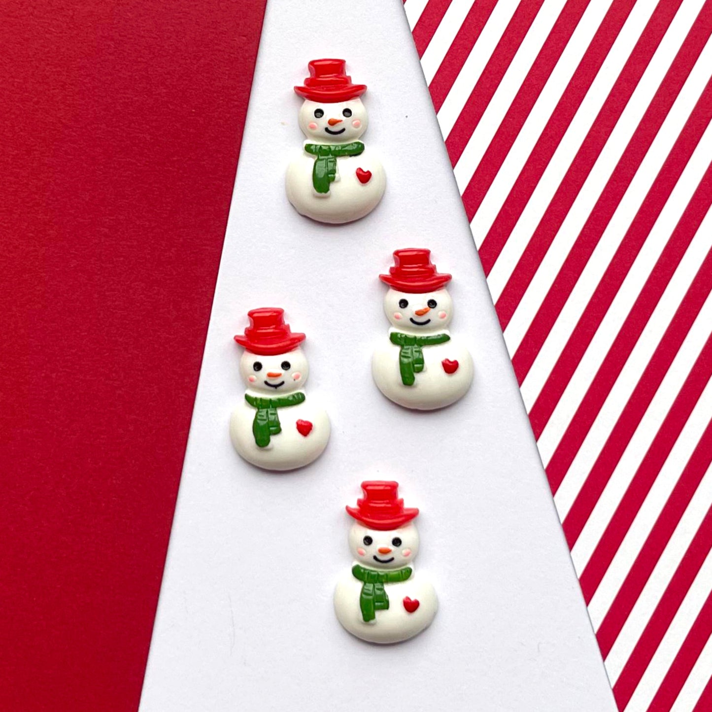 Scrappyroo Embellishments - Cute Snowmen