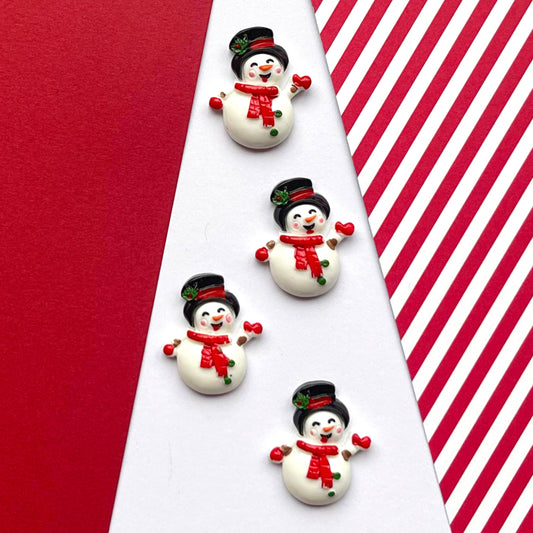 Scrappyroo Embellishments - Happy Snowmen