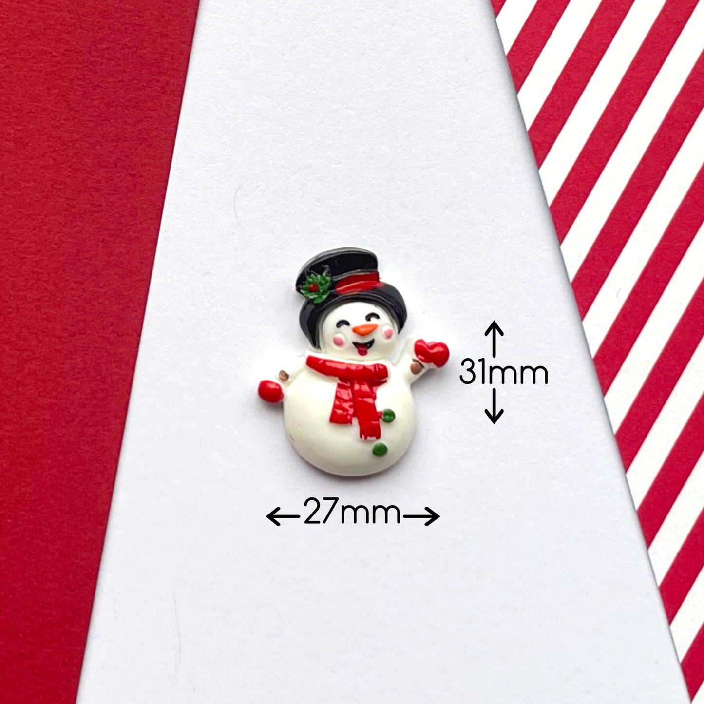 Scrappyroo Embellishments - Happy Snowmen