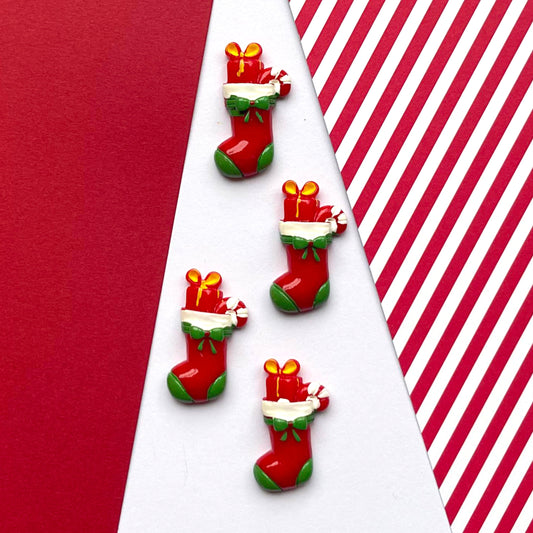 Scrappyroo Embellishments - Christmas Stockings