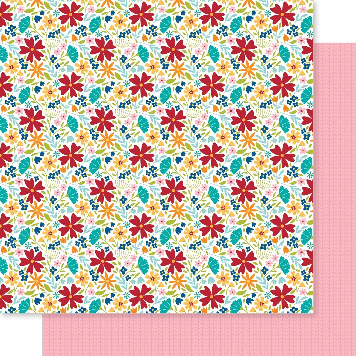Bella Blvd - One Fall Day - Fall Break - 12" x 12" Scrapbook Paper - Scrappyroo