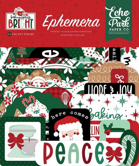 Echo Park - Baking Spirits Bright - Ephemera - Scrappyroo