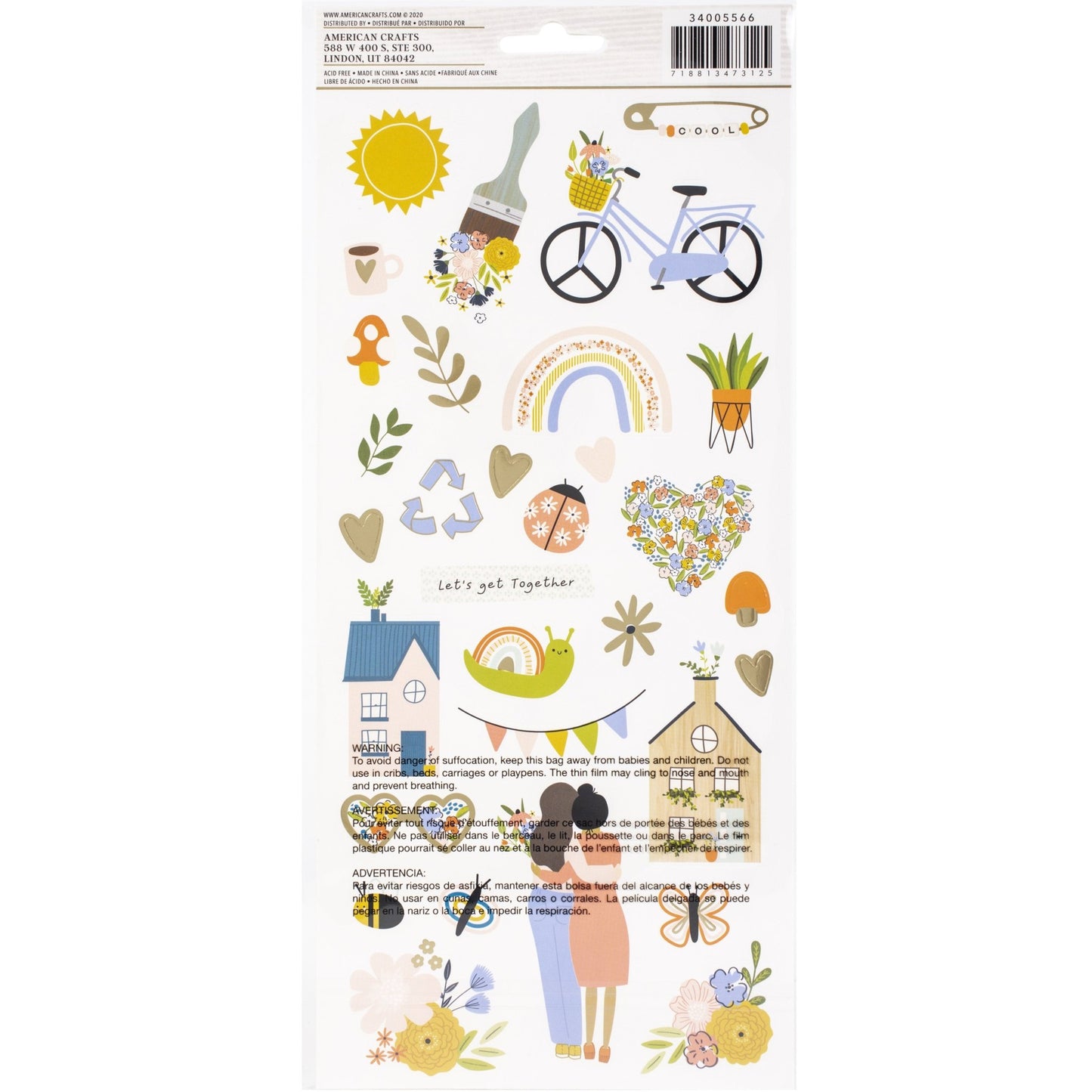 Jen Hadfield - Reaching Out - Accent Stickers - Scrappyroo