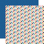 Echo Park - Hip Hip Hooray - Checkerboard Cheer - 12" x 12" Scrapbook Paper