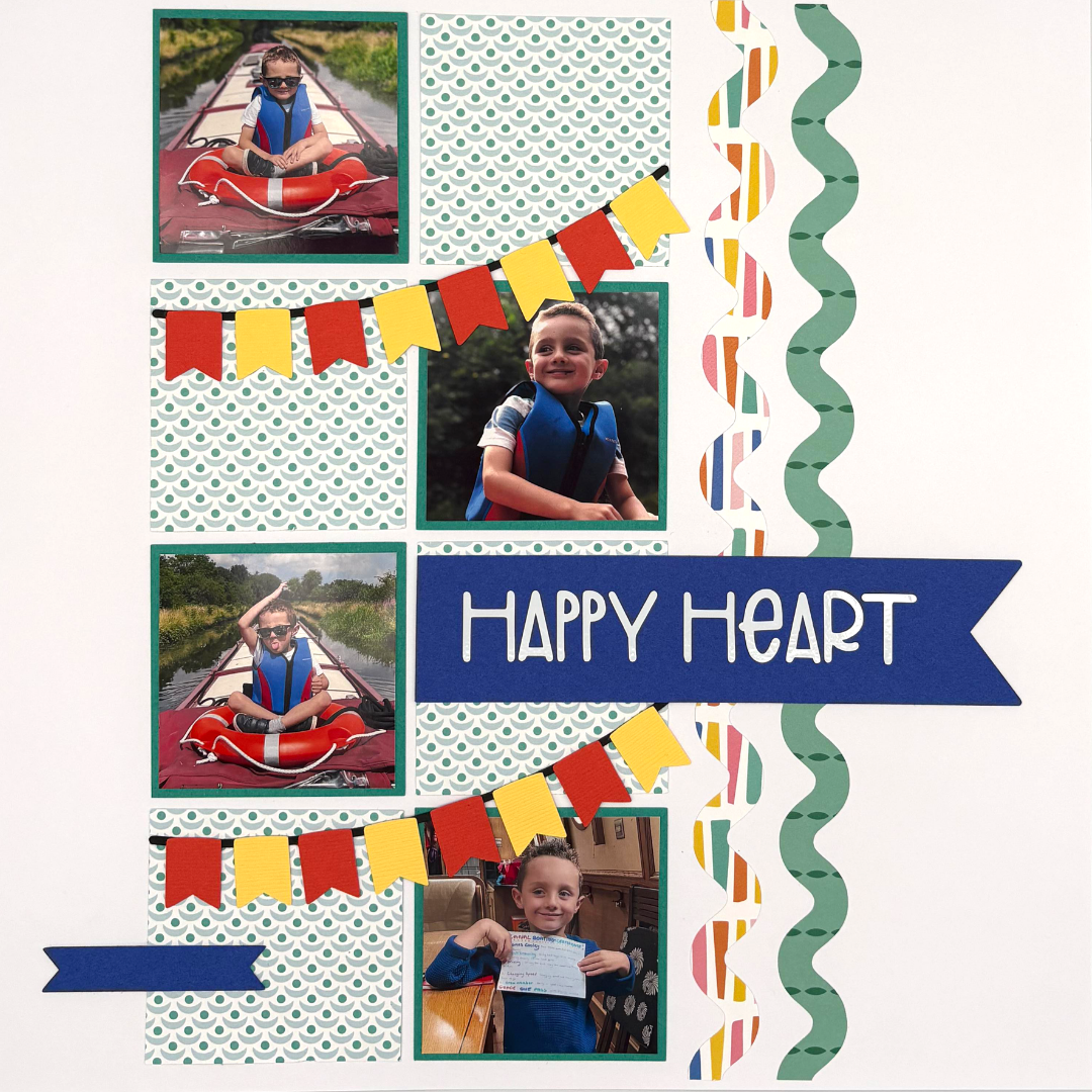 Scrappyroo Perfect Pages Kit - Happy Heart (Boy)