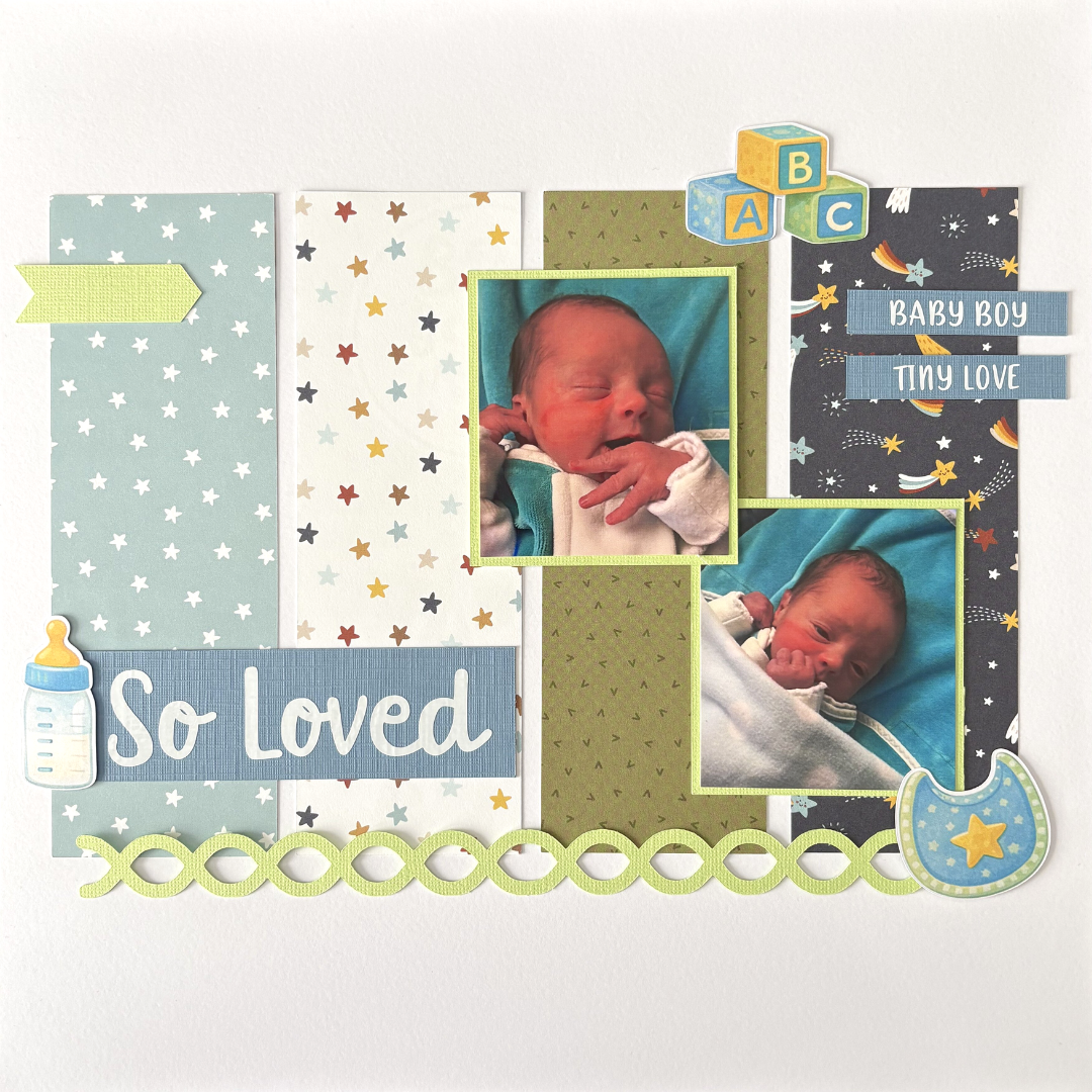 Scrappyroo Perfect Page Kit -  So Loved (Boy)