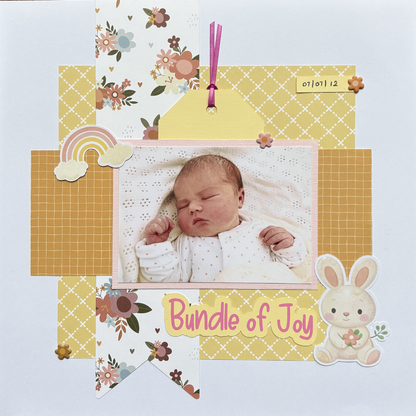 Scrappyroo Perfect Page Kit -  Bundle of Joy (Girl)