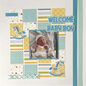 Scrappyroo Perfect Page Kit -  Welcome Baby Boy