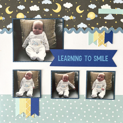 Scrappyroo Perfect Page Kit -  Learning to Smile (Boy)