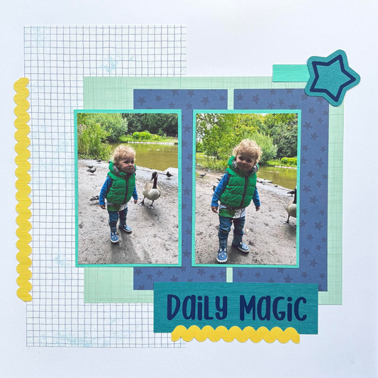 Scrappyroo Perfect Page Kit - Daily Magic (Boy)
