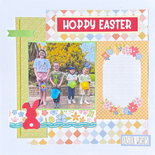 Scrappyroo Perfect Page Kit - Hoppy Easter