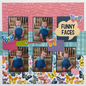 Scrappyroo Perfect Pages Kit -  Funny Faces (Girl)