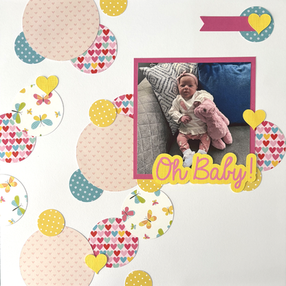 Scrappyroo Perfect Page Kit -  Oh Baby! (Girl)