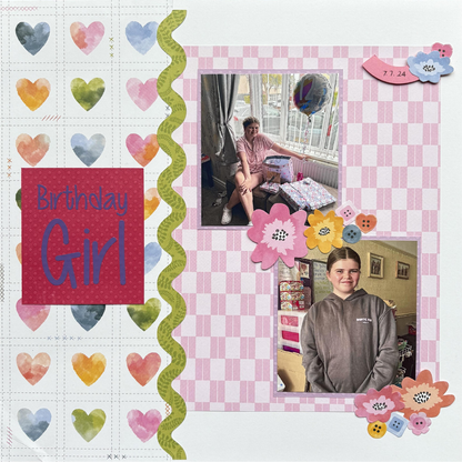 Scrappyroo Perfect Page Kit -  Birthday Girl