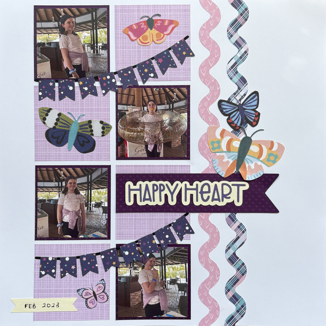 Scrappyroo Perfect Page Kit - Happy Heart