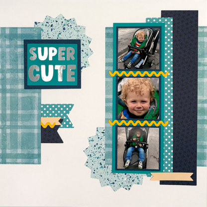Scrappyroo Perfect Pages Kit - Super Cute (Boy)