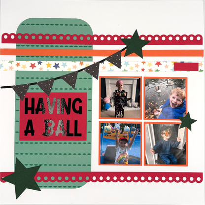 Scrappyroo Perfect Pages Kit - Having A Ball (Boy)