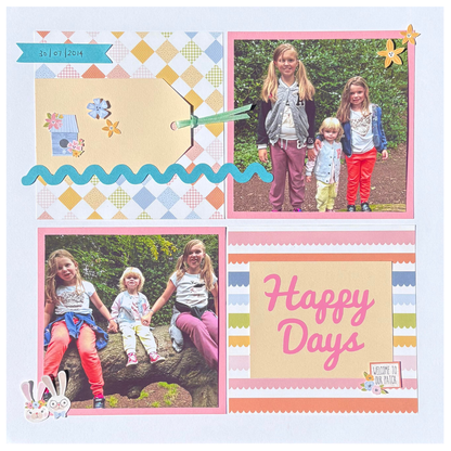 Scrappyroo Perfect Page Kit - Happy Days