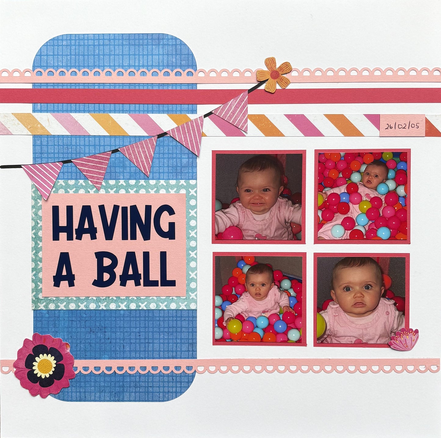 Scrappyroo Perfect Page Kit - Having A Ball