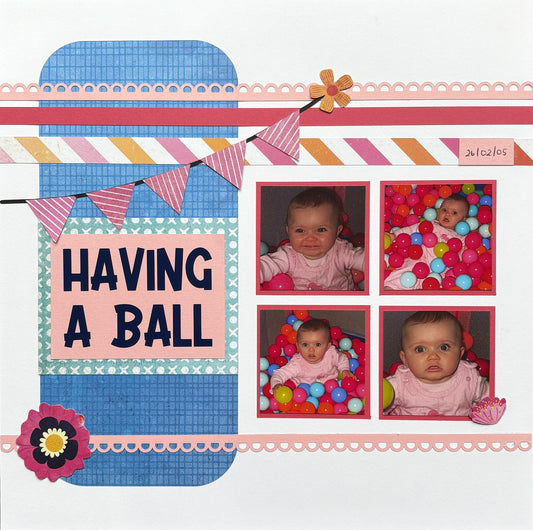 Scrappyroo Perfect Page Kit - Having A Ball