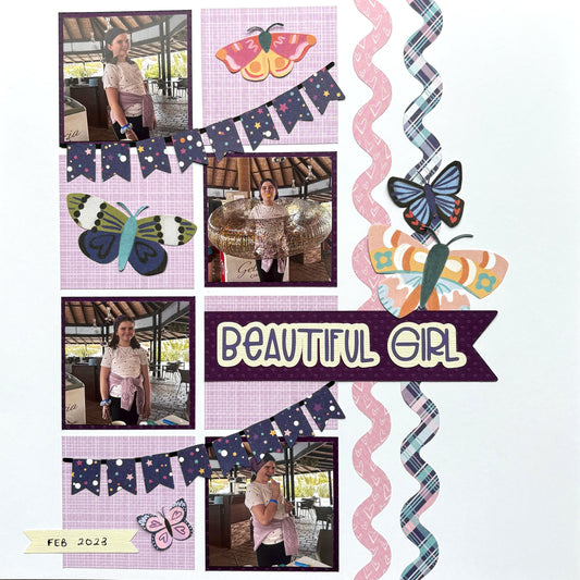 Scrappyroo Perfect Page Kit - Beautiful Girl