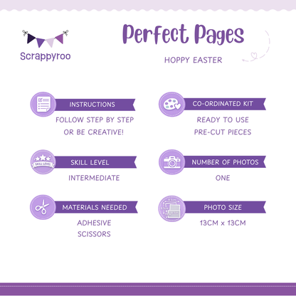 Scrappyroo Perfect Page Kit - Hoppy Easter
