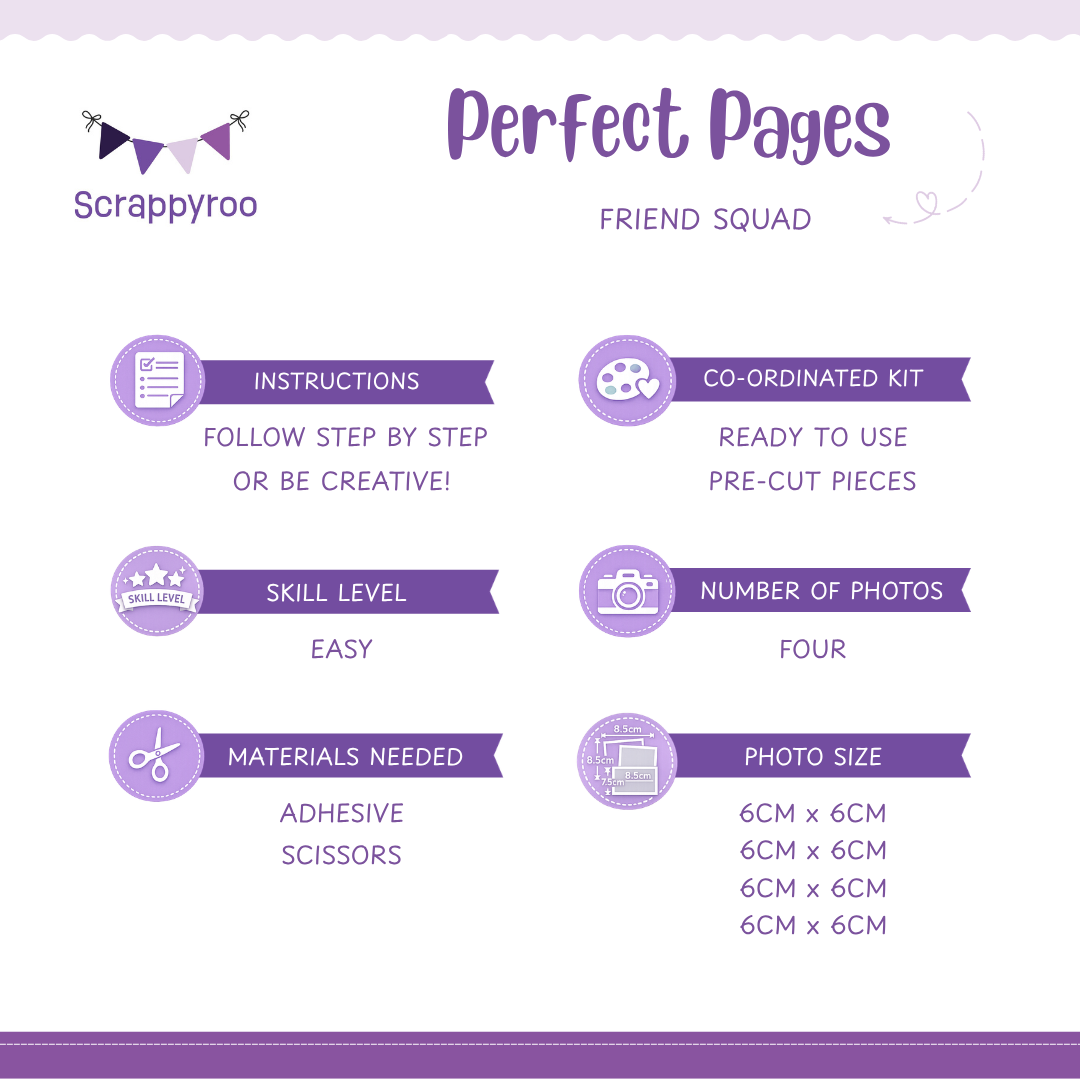 Scrappyroo Perfect Page Kit -  Friend Squad