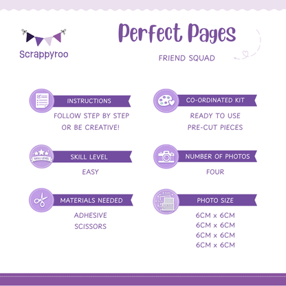 Scrappyroo Perfect Page Kit -  Friend Squad