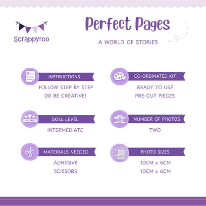 Scrappyroo Perfect Page Kit -  A World of Stories