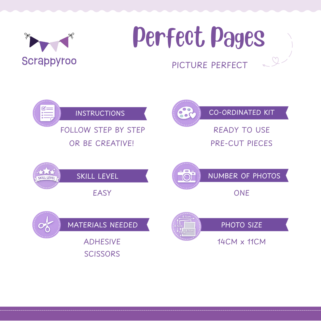 Scrappyroo Perfect Page Kit - Picture Perfect