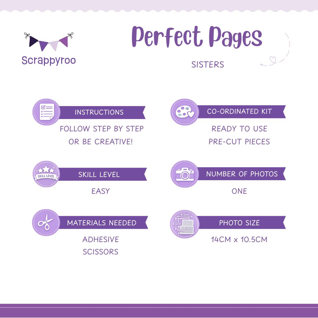 Scrappyroo Perfect Page Kit - Sisters
