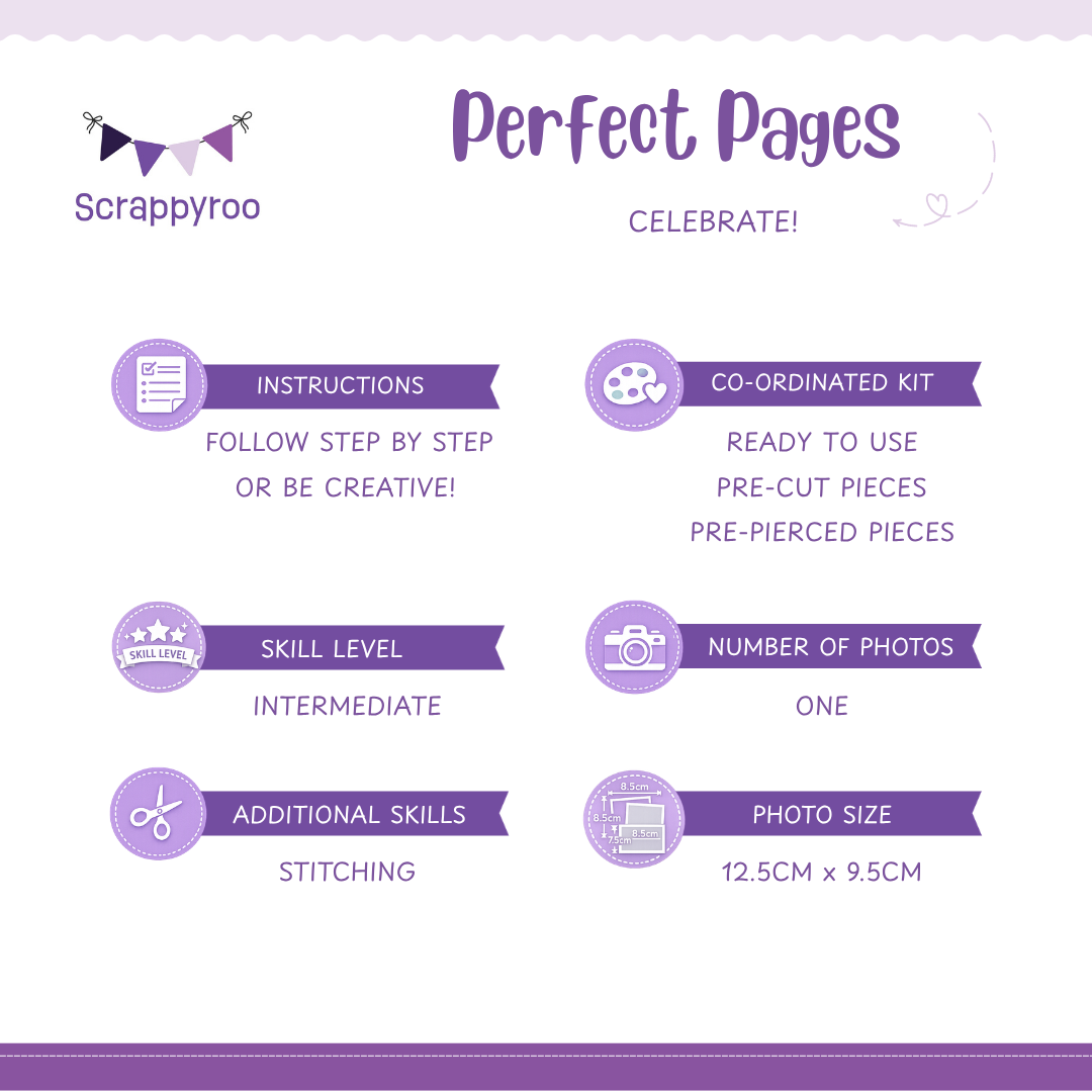 Scrappyroo Perfect Page Kit - Celebrate!