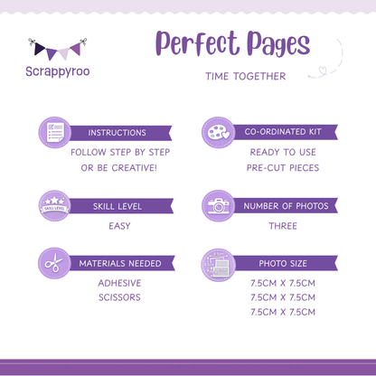 Scrappyroo Perfect Pages Kit -  Time Together