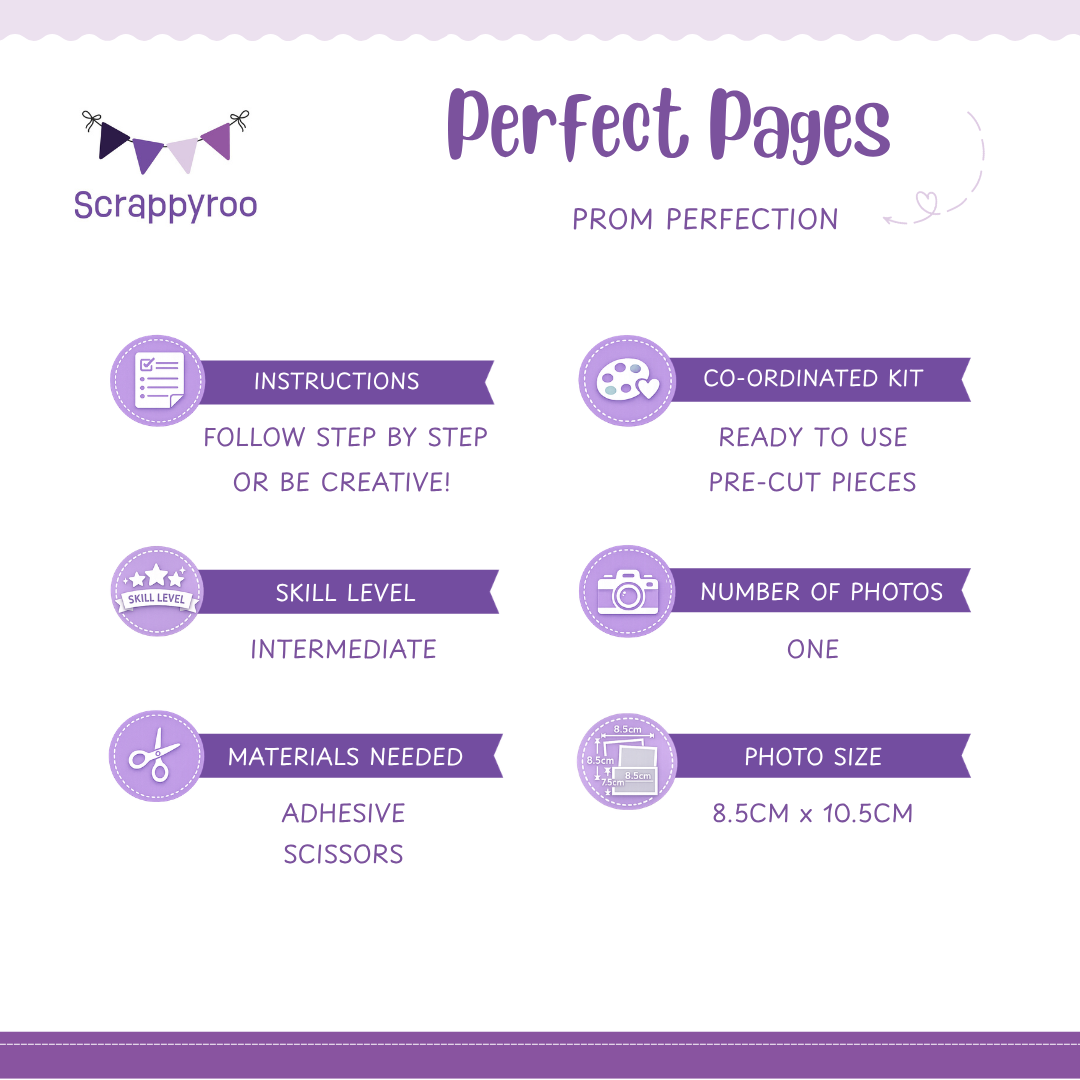 Scrappyroo Perfect Page Kit -  Prom Perfection