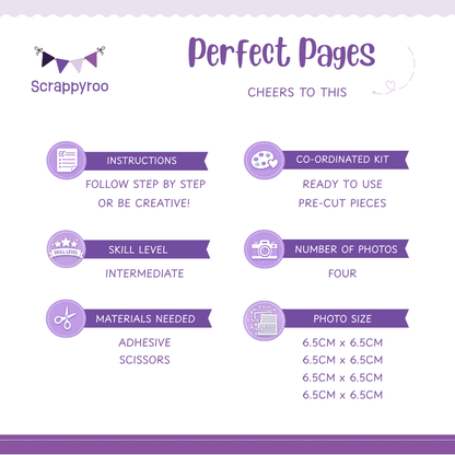 Scrappyroo Perfect Page Kit - Cheers to This