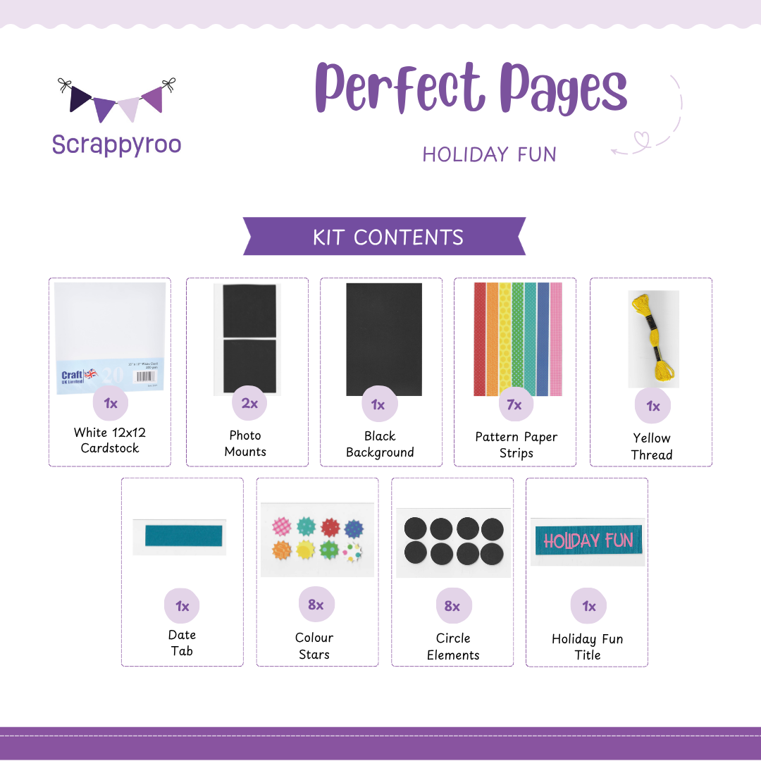 Scrappyroo Perfect Page Kit -  Holiday Fun