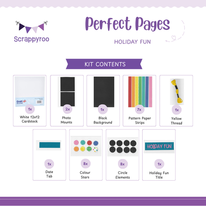 Scrappyroo Perfect Page Kit -  Holiday Fun